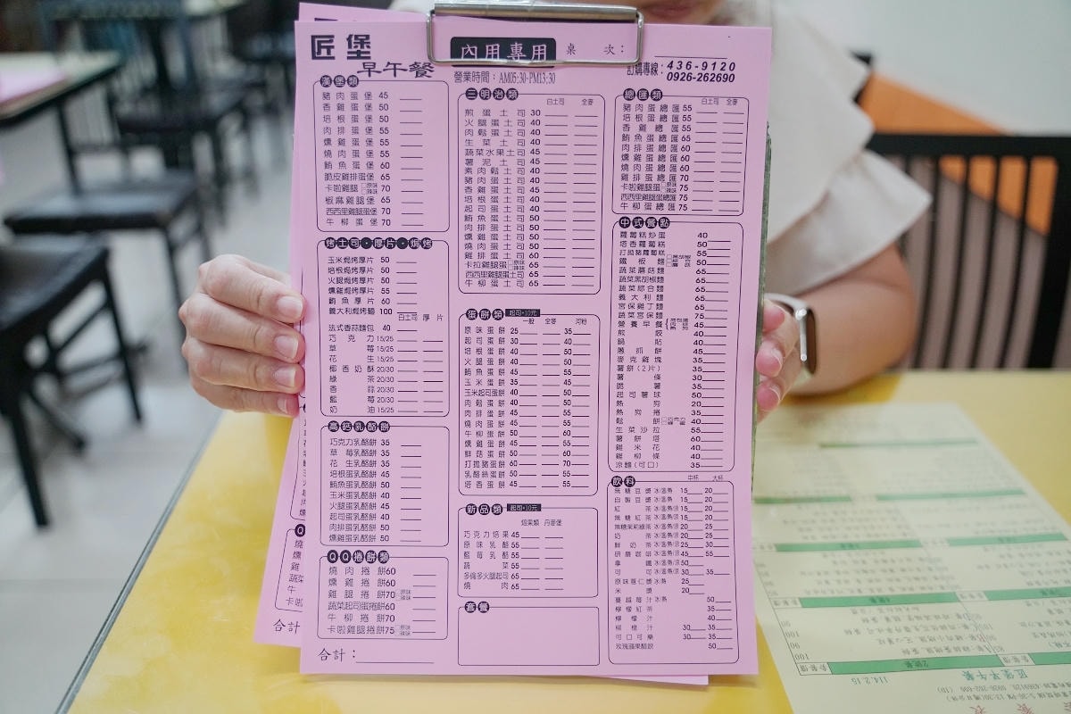 【匠堡早午餐】中原大學早午餐推薦 平價實惠餐點種類多 自製麵板綜合醬 小孩最愛兒童餐