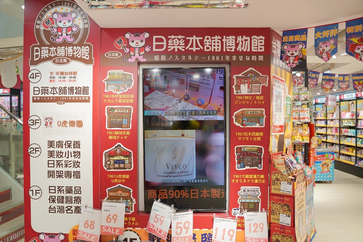 【台北西門町免費景點推薦】台北免費室內親子景點好選擇 全台首座日式復古U虎樂園 日藥本舖博物館 - 第3張圖 【台北西門町免費景點推薦】台北免費室內親子景點好選擇 全台首座日式復古U虎樂園 日藥本舖博物館