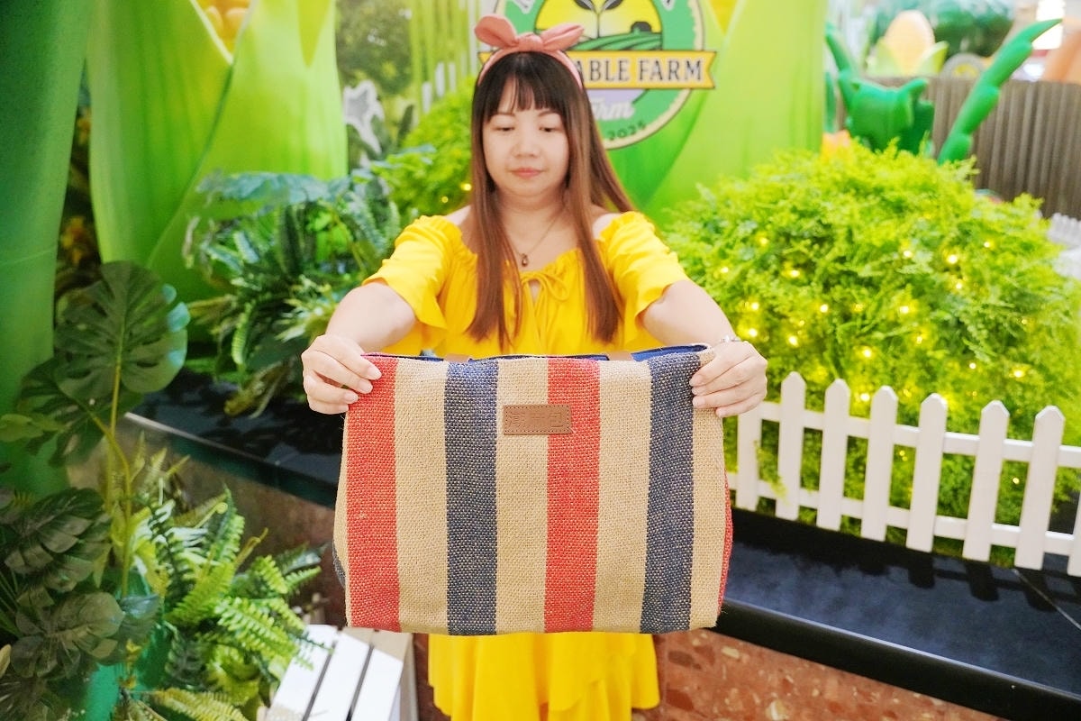 【潮麻包jutebag】台灣原創/清新簡約/自然質感 印度天然纖維黃麻 熾情法意托特潮麻包