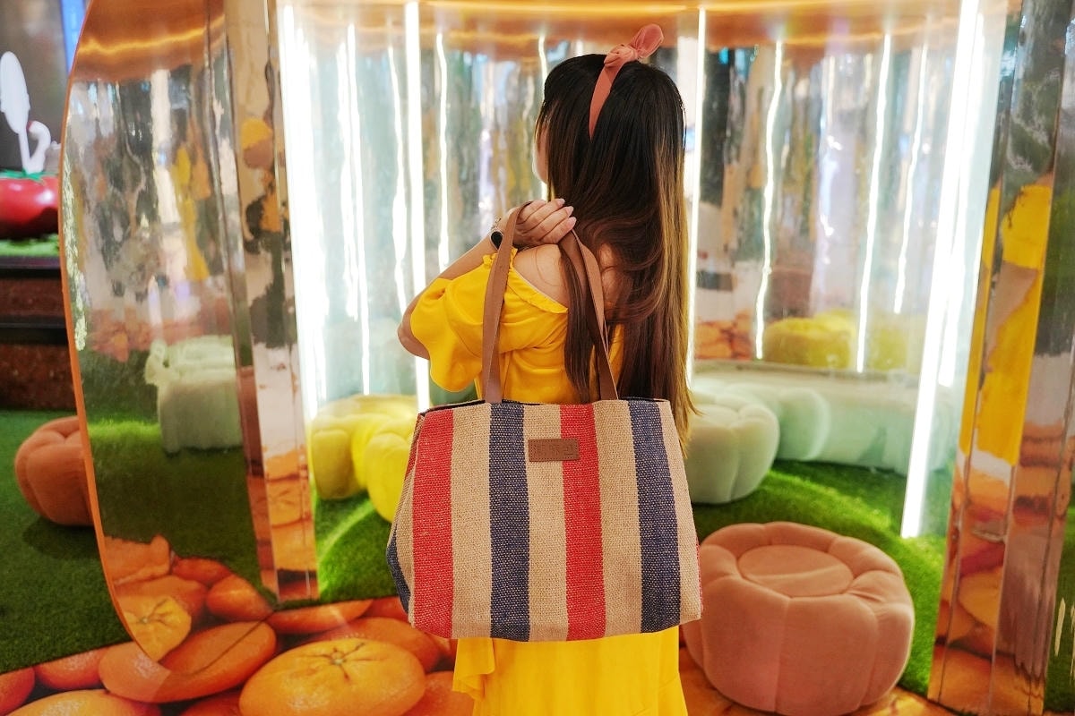 【潮麻包jutebag】台灣原創/清新簡約/自然質感 印度天然纖維黃麻 熾情法意托特潮麻包