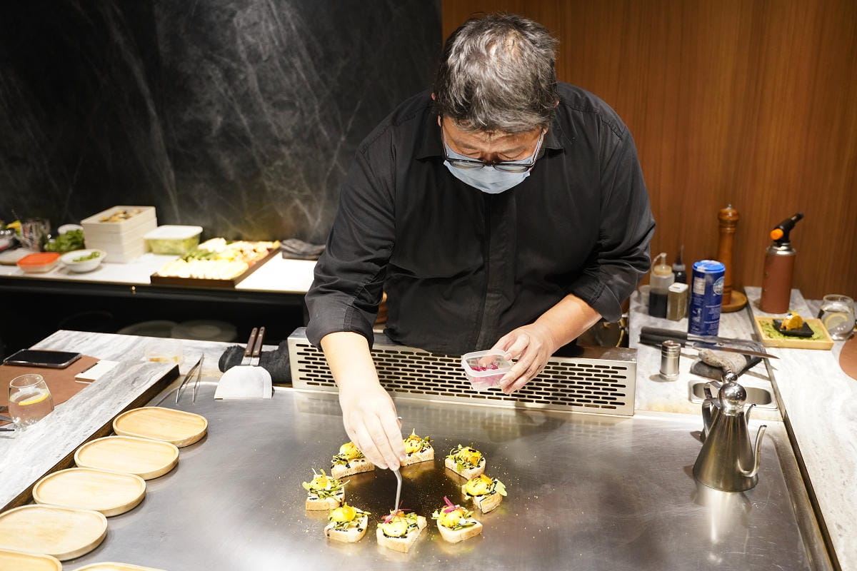 【TBS剔邦饈Teppanyaki】台北大安區鐵板燒216巷頂級鐵板料理 台北慶生餐廳推薦