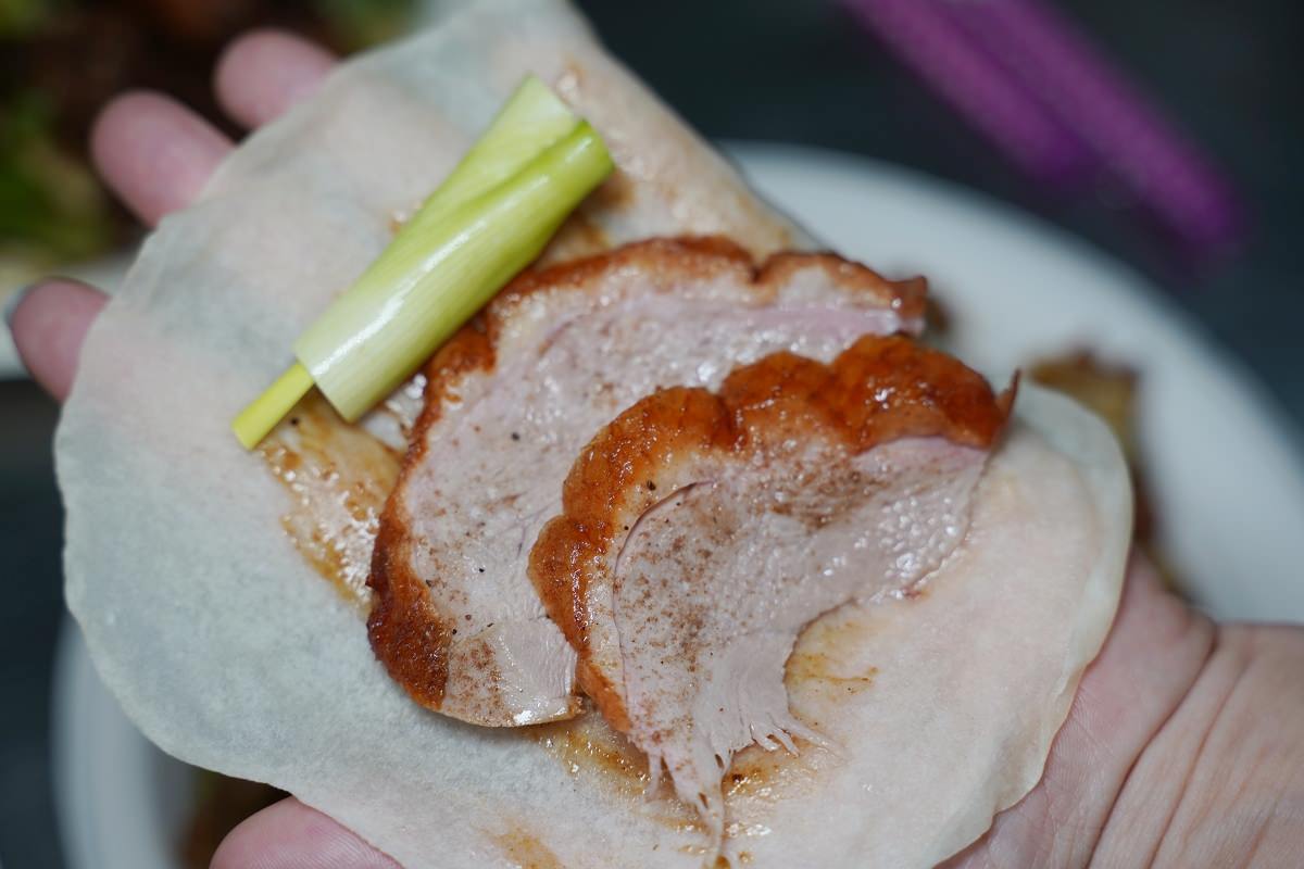 【台南永康烤鴨推薦】創立於民國86年路竹老店 正宗炭火麥芽糖一鴨三吃 一品香烤鴨