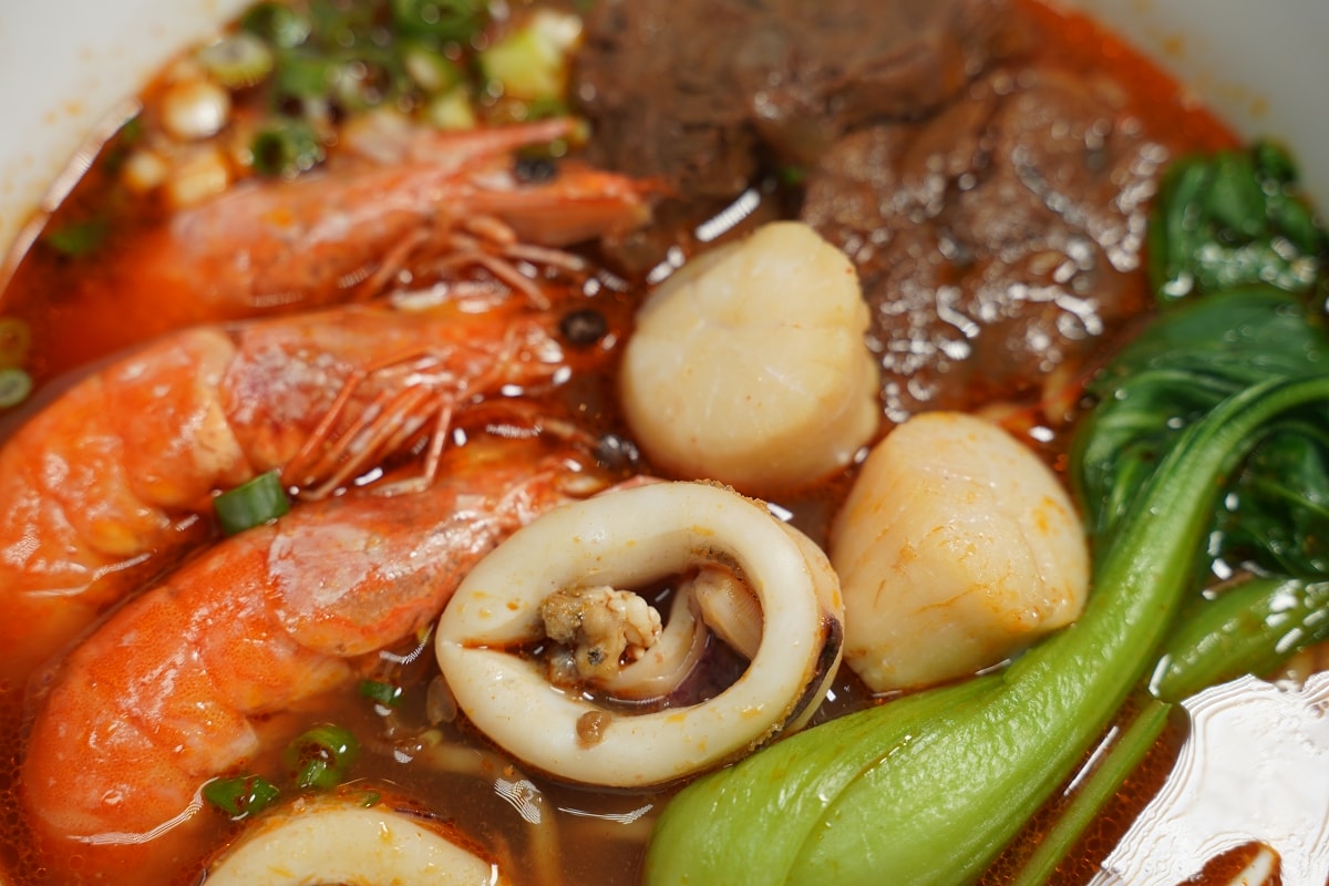 【天母牛肉麵推薦】天母棒球場美食餐廳好選擇 紅燒蕃茄牛肉麵美味必點 Table 27