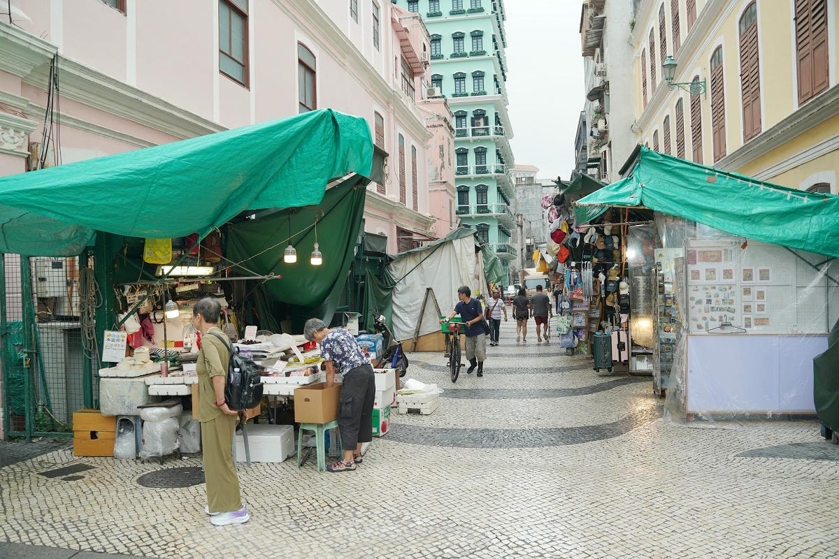 【議事亭前地 Largo do Senado】澳門免費景點推薦 澳門四大廣場超人氣噴水池