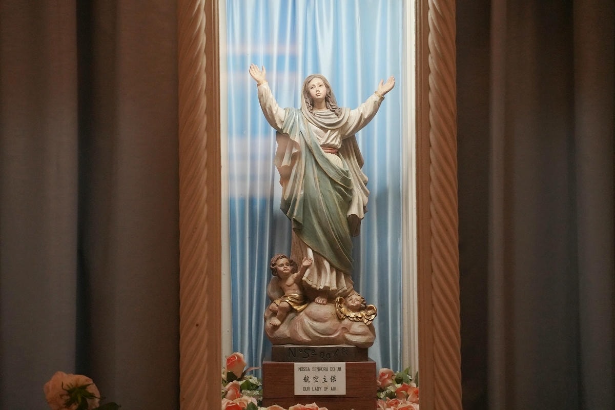 【玫瑰聖母堂】創建於1587年澳門世界遺產 聖多明我會中國第一所教堂板樟堂 巴洛克風格祭壇