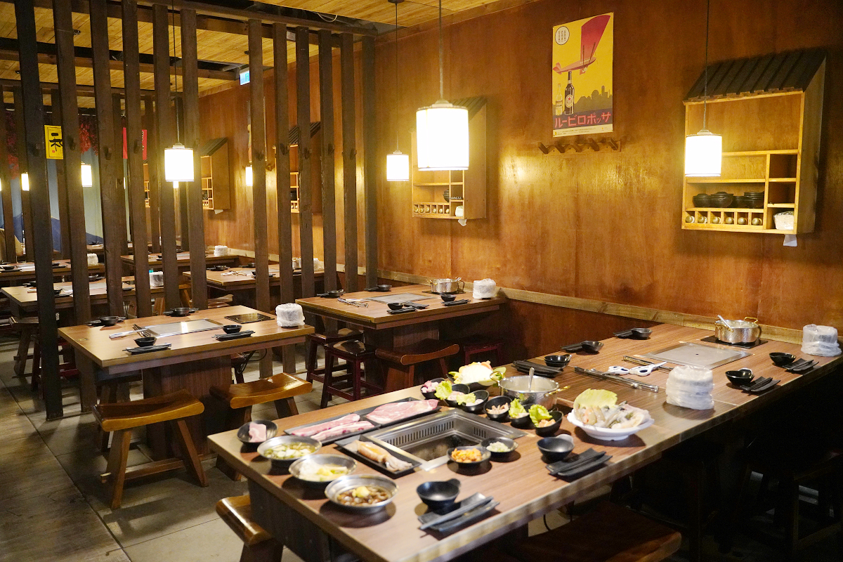 【一燒十味昭和園林口店】林口吃到飽餐廳推薦 日式炭火燒肉火烤兩吃 日式昭和懷舊包廂聚餐好選擇