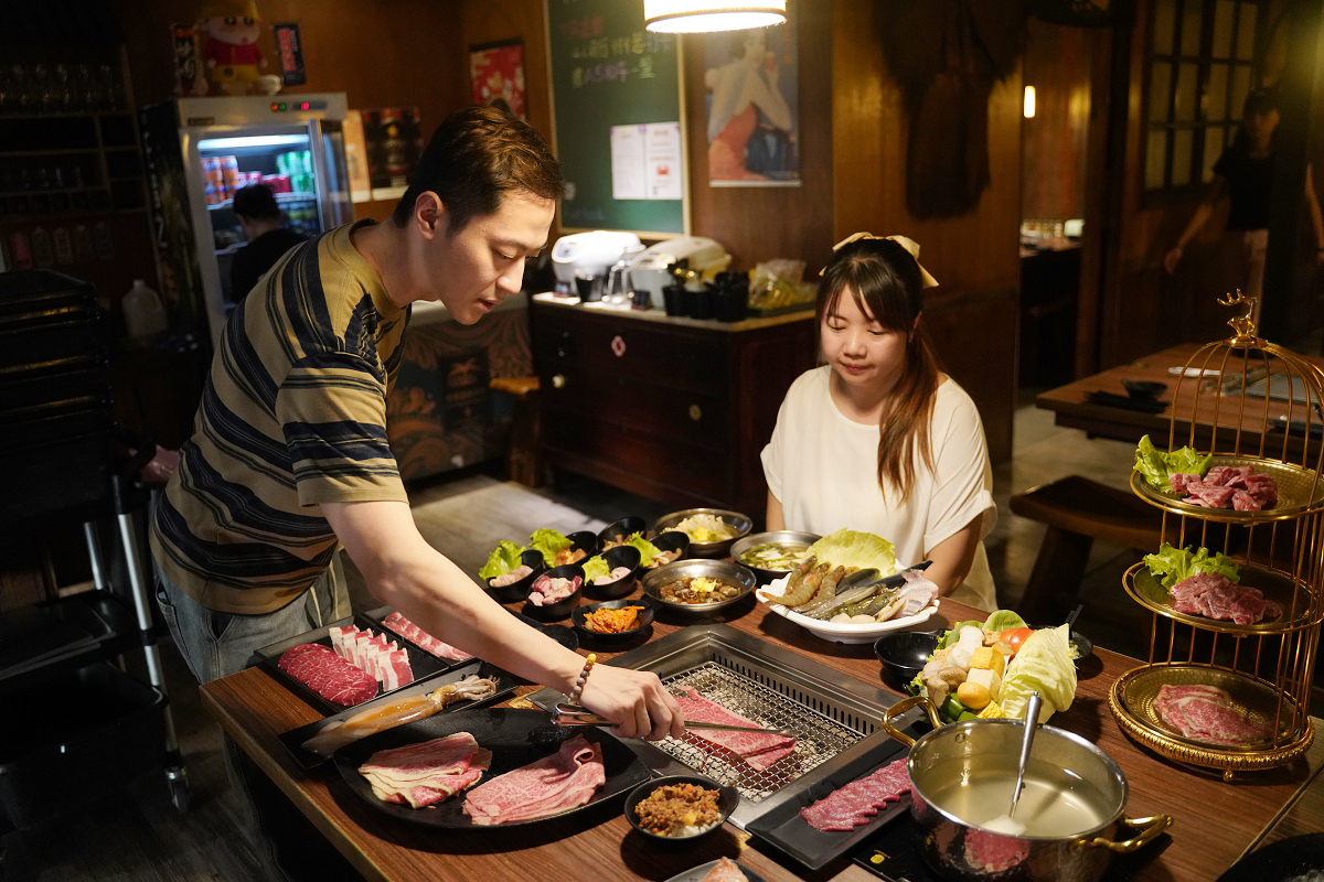 【一燒十味昭和園林口店】林口吃到飽餐廳推薦 日式炭火燒肉火烤兩吃 日式昭和懷舊包廂聚餐好選擇