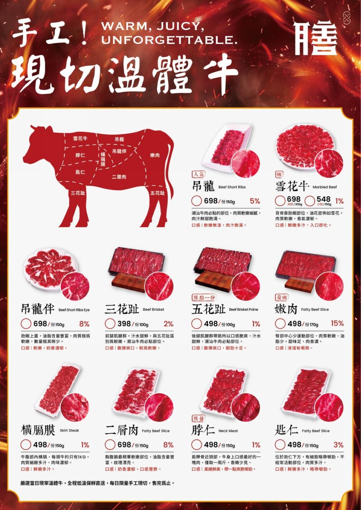 【小膳香成都麻辣火鍋】全台第一間手工現切溫體牛麻辣火鍋 10種當日現宰溫體牛部位全台北唯一 - 第6張圖 【小膳香成都麻辣火鍋】全台第一間手工現切溫體牛麻辣火鍋 10種當日現宰溫體牛部位全台北唯一