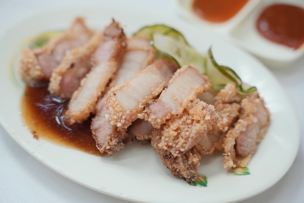 【阿秋鹹粥】桃園24小時營業小吃店 美味必點炸排骨飯/炸三層燒肉 美食外送平台合作店家