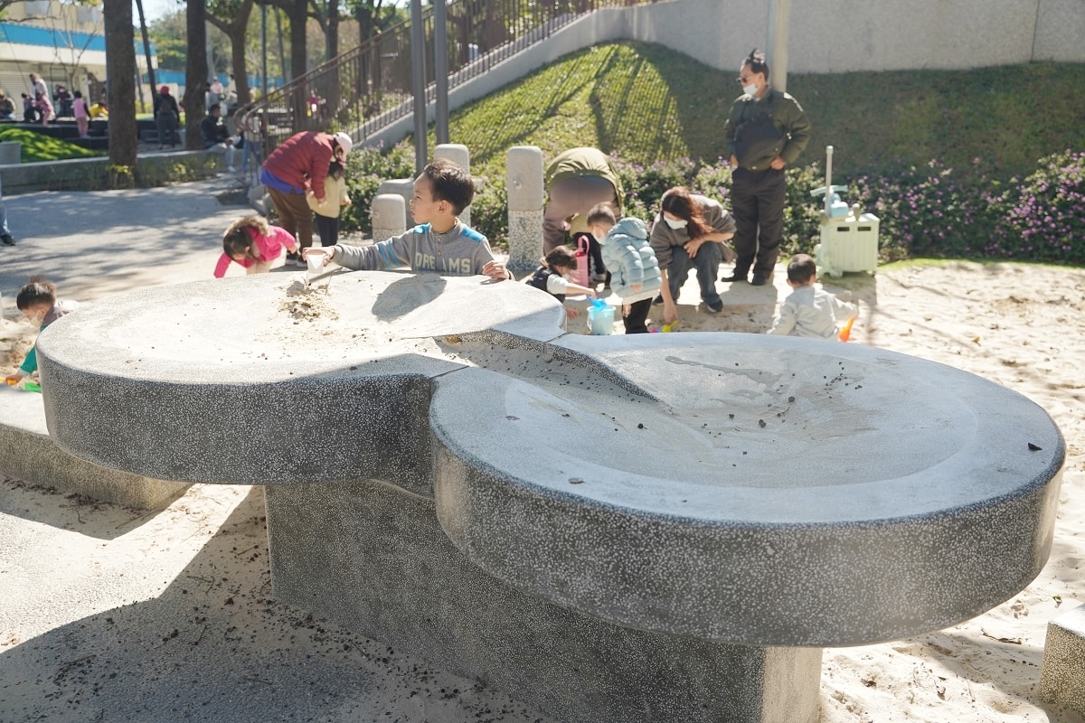 【龍潭親子公園推薦】龍潭首座旗艦共融公園 勝利女神飛彈與雲霧攀爬網超好玩 龍潭運動公園