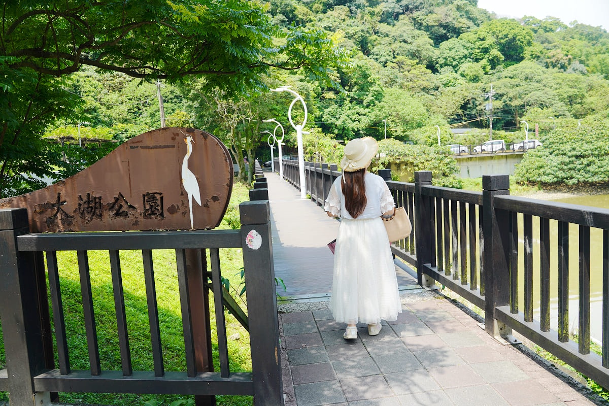 【大湖公園】台北內湖免費景點推薦 白鷺成群白鷺湖 中國園林式設計全球最美仙景美之橋