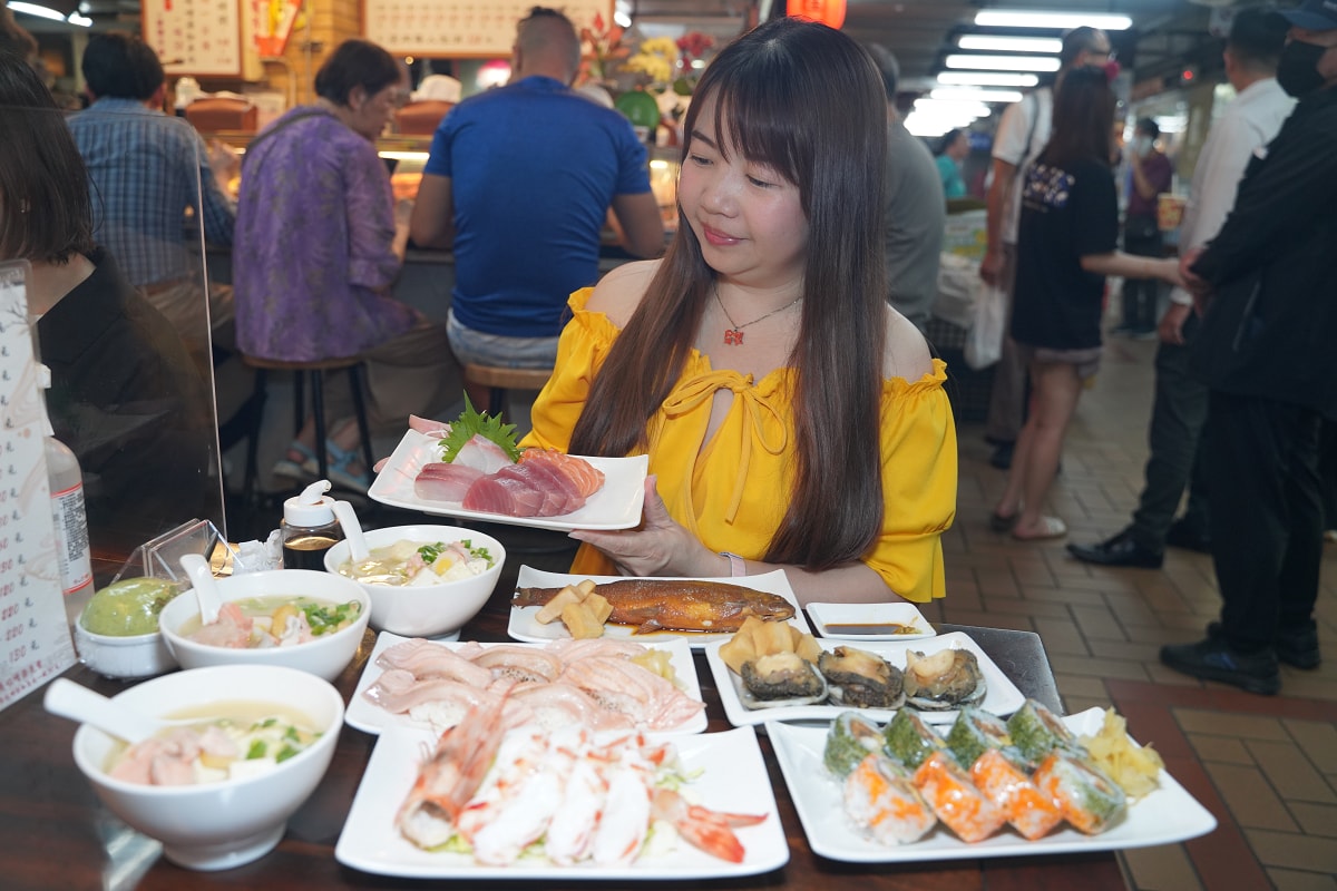 【丸隆生魚行】台北迪化街永樂市場超人氣排隊美食 500盤美食肯定 料好味美味噌湯免費喝到飽