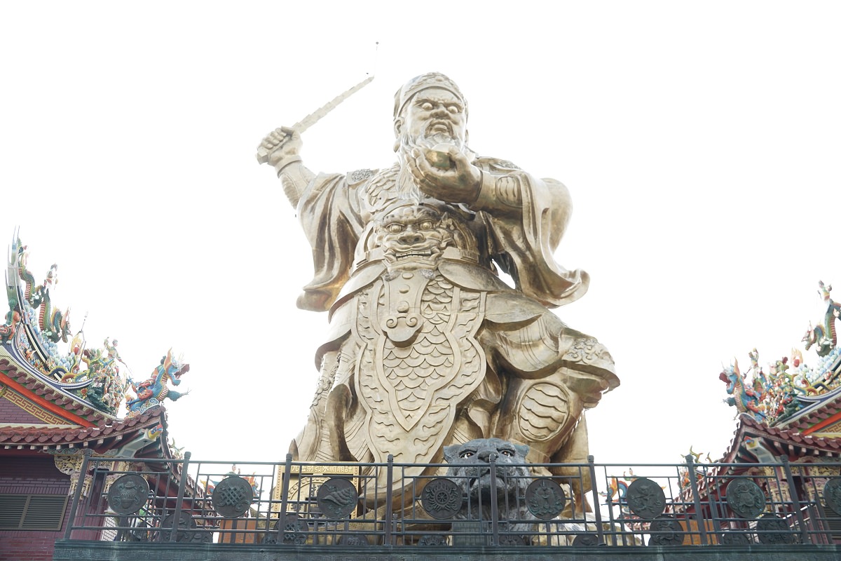 【南投草屯求發財金推薦】全世界最大趙天君武財神銅像 五路財神爺之首發財金 草屯敦和宮財神廟