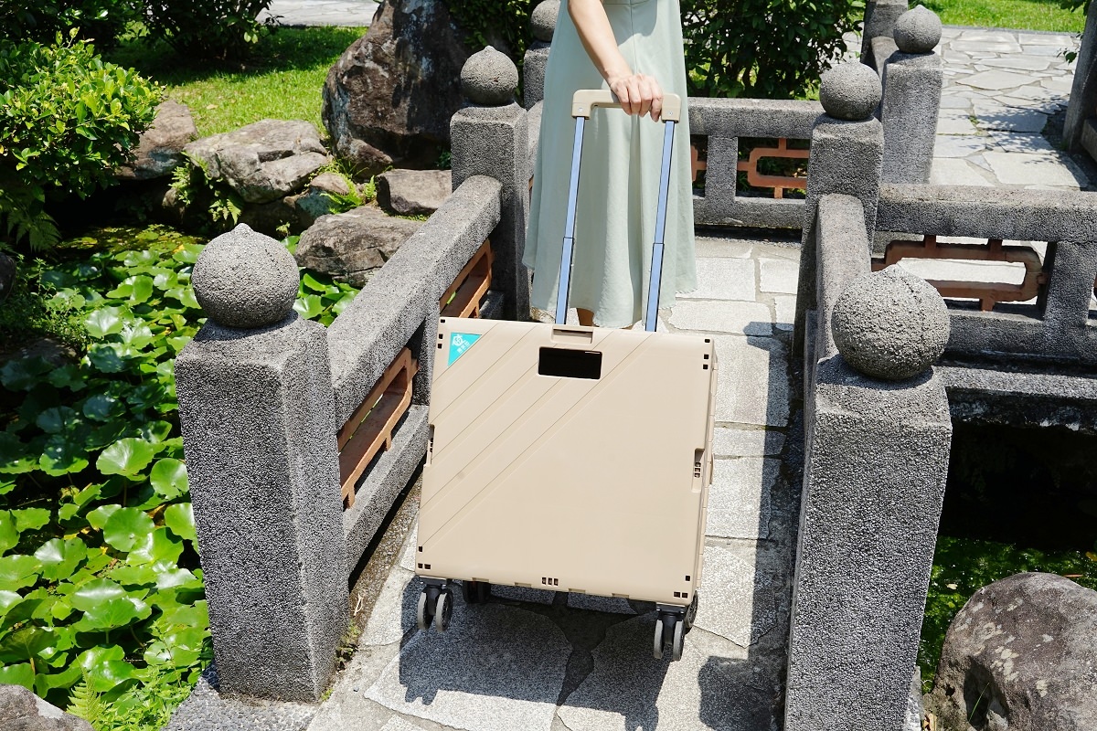 【折疊手拉車推薦】家家戶戶必備買菜野餐好工具 收納方便省空間 青禾坊特仕爬梯餐桌版折疊手拉車