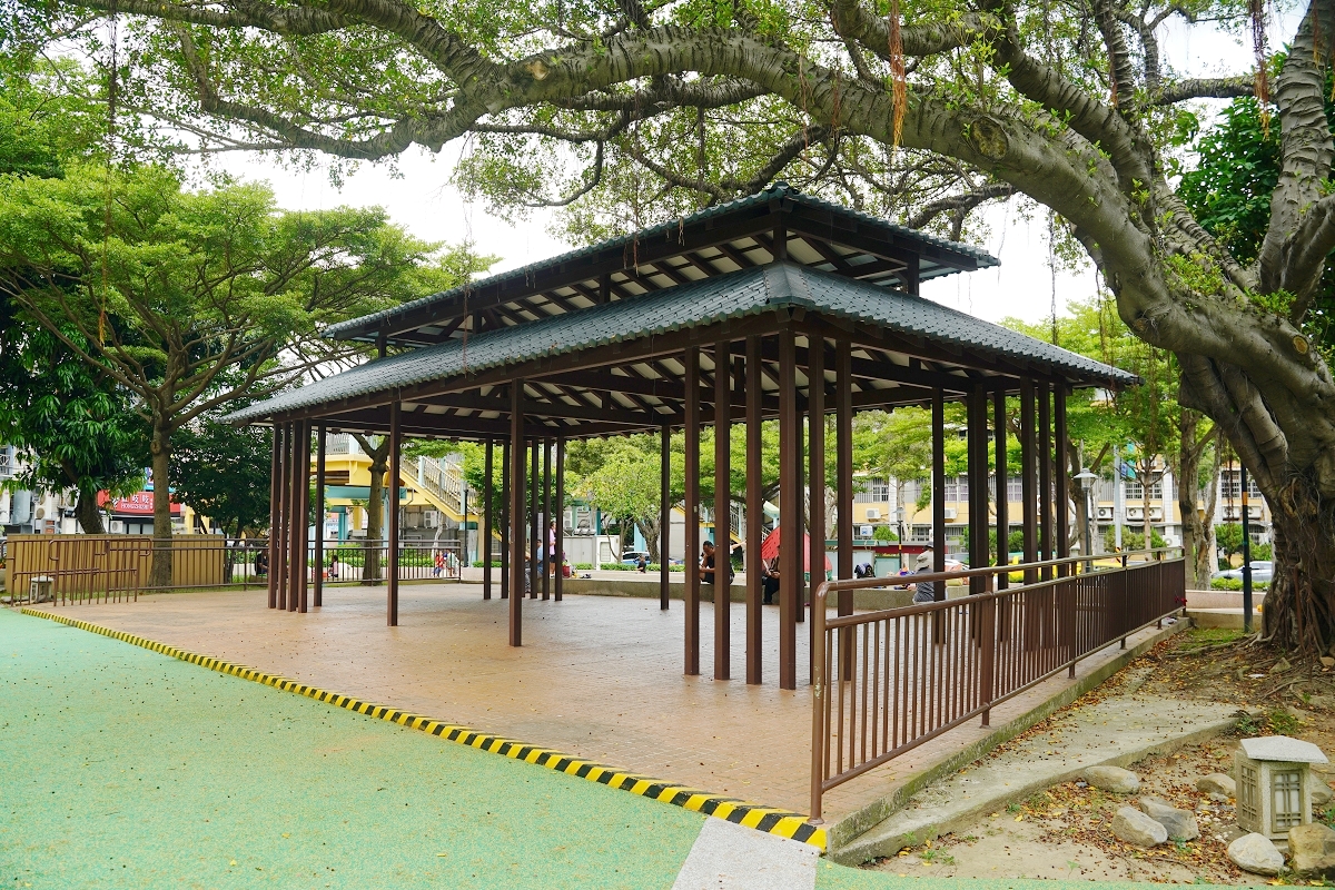 【桃園市區玩水公園推薦】富士山造型山丘遊戲場 海芋兒童戲水區 桃園民族公園