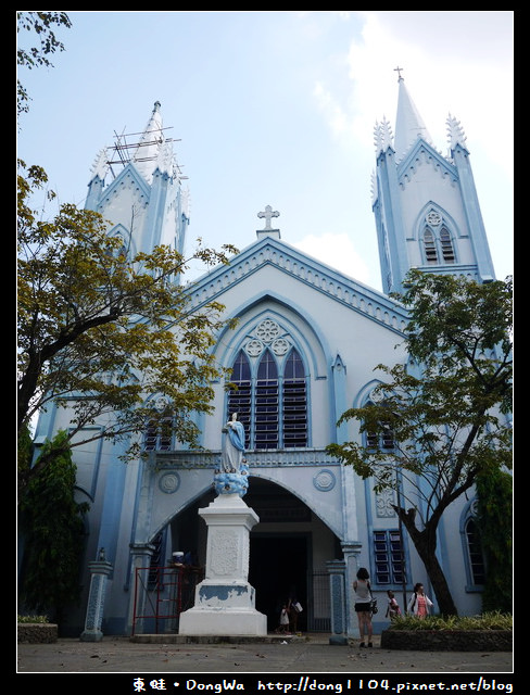 【巴拉望遊記】公主港藍色大教堂。Immaculate Conception Cathedral