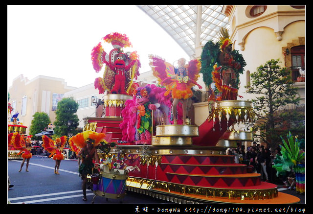 【大阪自助/自由行】環球影城必看魔幻大遊行。芝麻街熱氣球爆米花筒