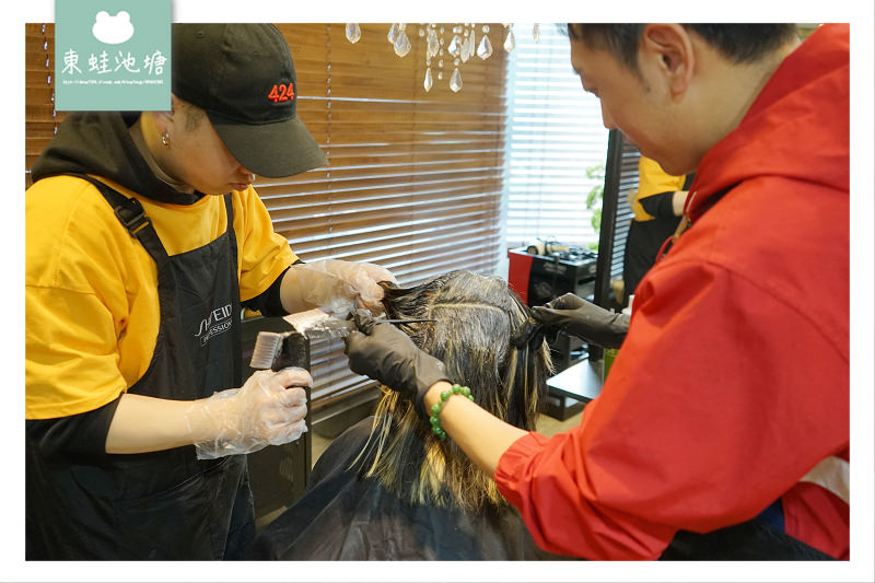 【台北東區髮廊剪染護髮推薦】OLAPLEX 摩洛哥護髮療程 資生堂染劑 H COLOR 近忠孝復興站