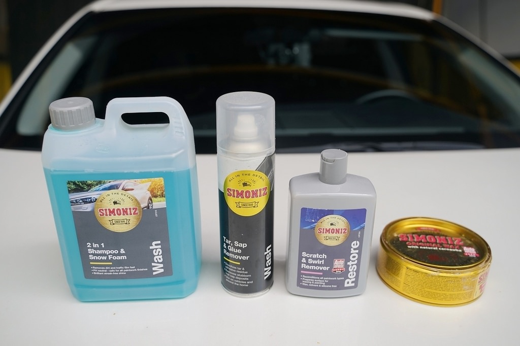【自助洗車工具推薦】Simoniz 喜美奈濃縮棕櫚獵光洗車精/擊退柏油除蠟劑/一絲不苟撫平刮痕修復乳/棕櫚獵光汽車蠟