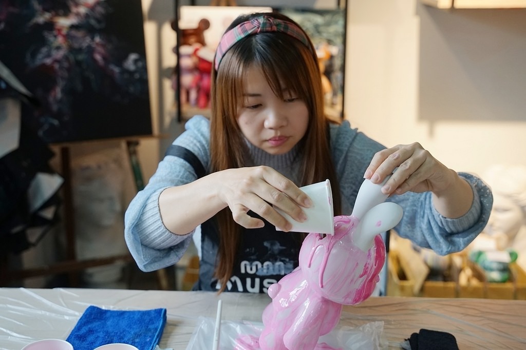 【台北流體熊手作課程推薦】超好玩流體暴力熊不踩雷 抖音超人氣流體熊價格大公開【Musée painting studio】