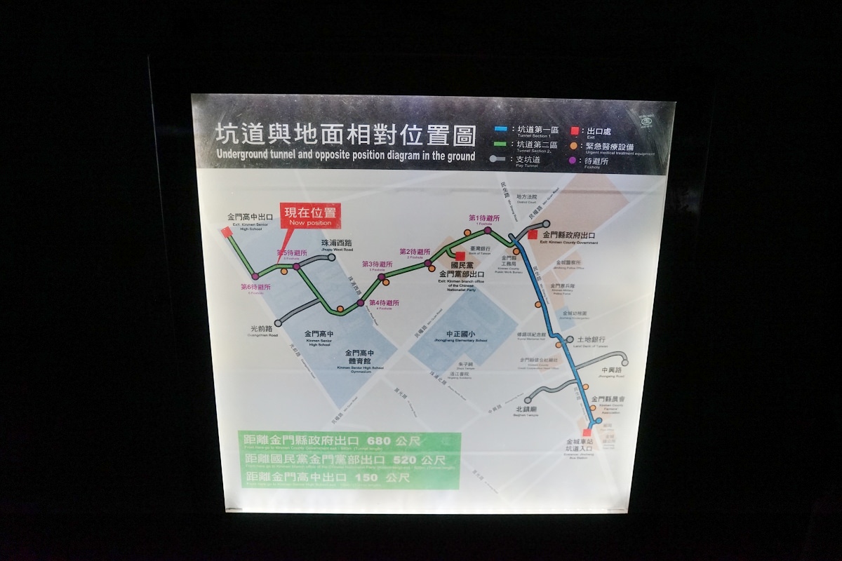 【金門室內景點推薦】免費導覽金門必訪 超剌激砲擊聲光體驗 金城民防坑道