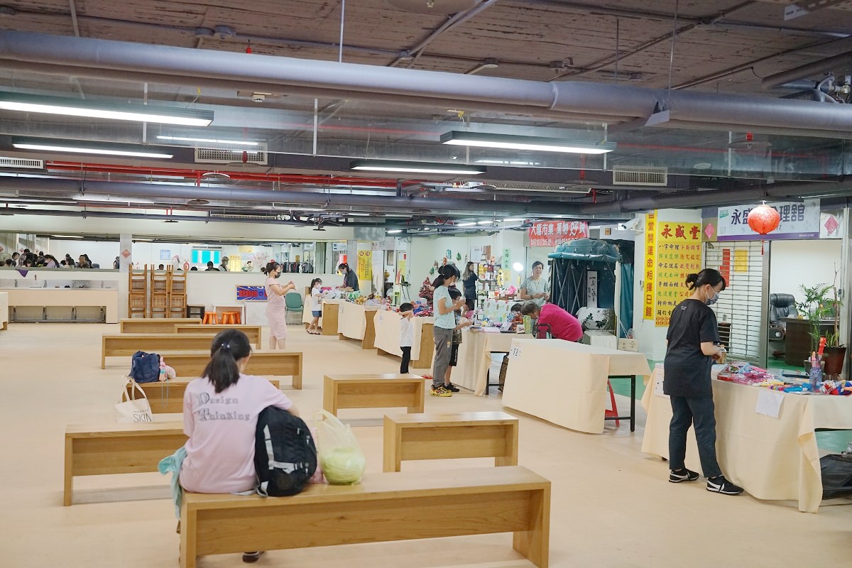 【中壢文創市集推薦】33年歷史公有零售市場大變身 小小老闆新明童聚市集 新明市場2F/新明聚空間