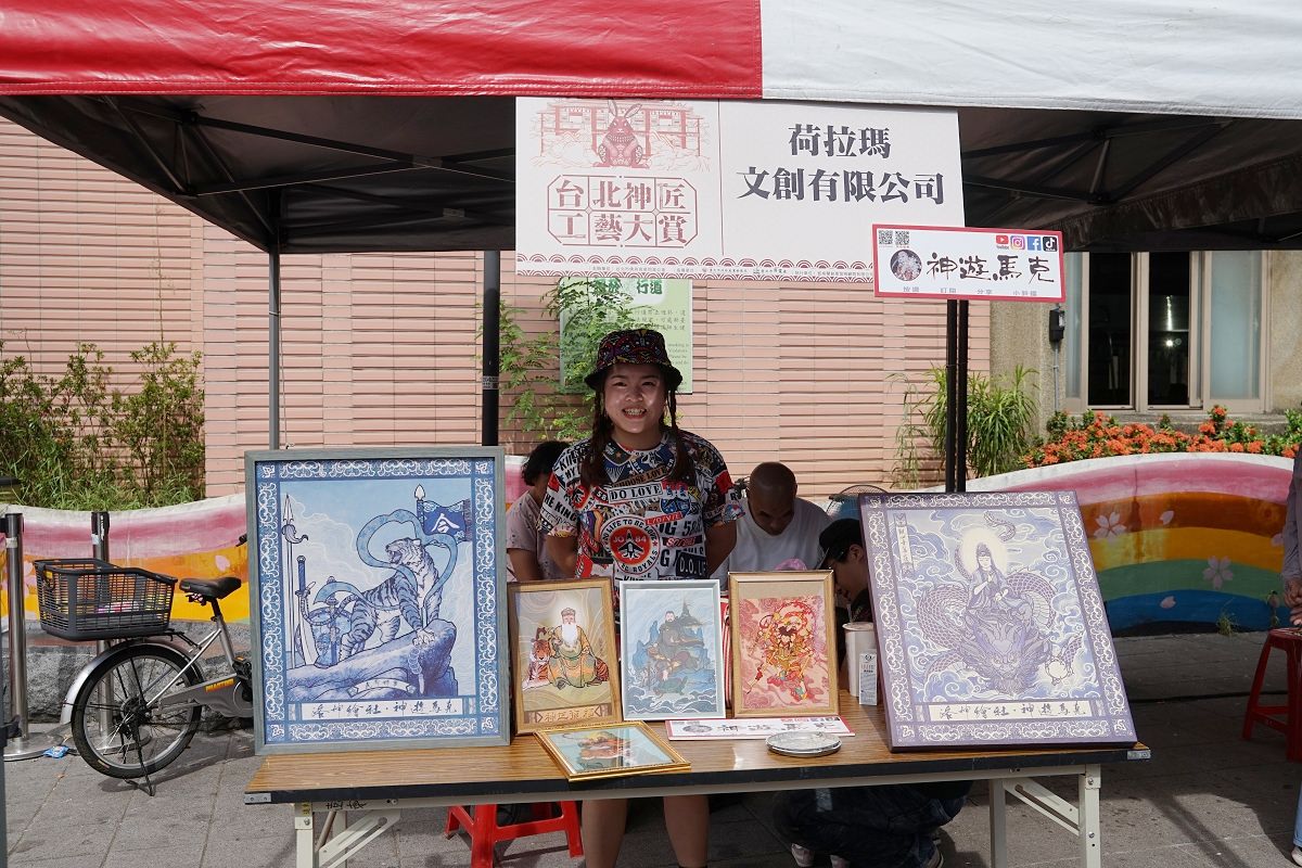 【2023台北神匠工藝大賞-兔顯神威】保庇文創體驗工作坊 慈祐宮廟宇古蹟文化導覽 彩繪錢兔DIY