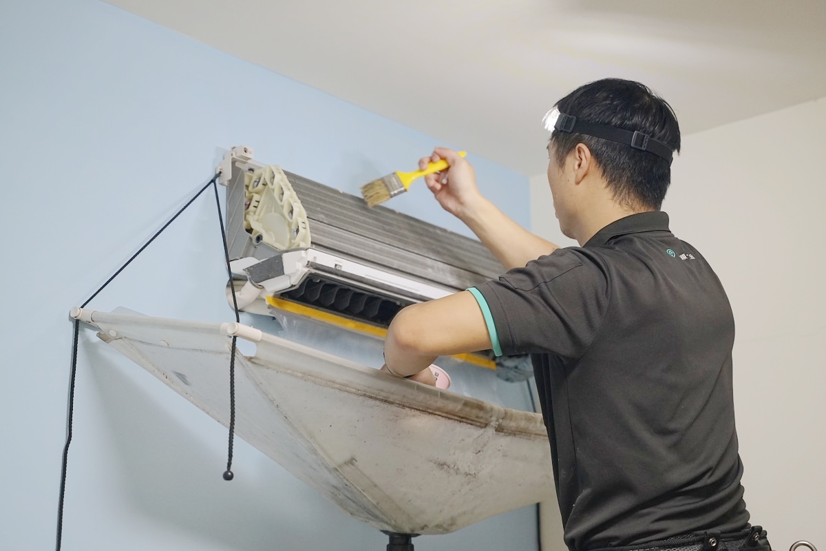 【桃園洗冷氣推薦】智生活洗冷氣業界最長保固天數 桃園居家清潔推薦 智生活家電清洗服務