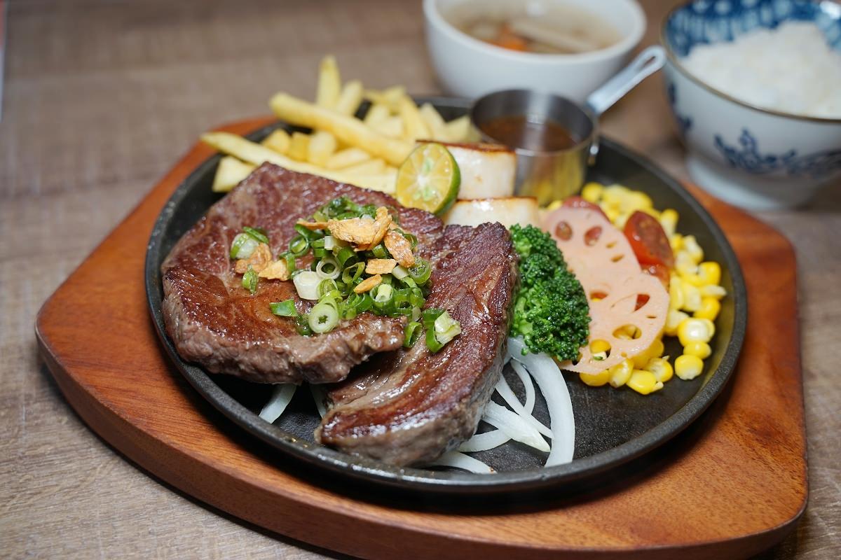 【林口牛排館推薦】冷藏濕式熟成日式牛排 牛滷飯/湯品/飲料/冰淇淋吃到飽 炙り庵 steak 牛排林口店