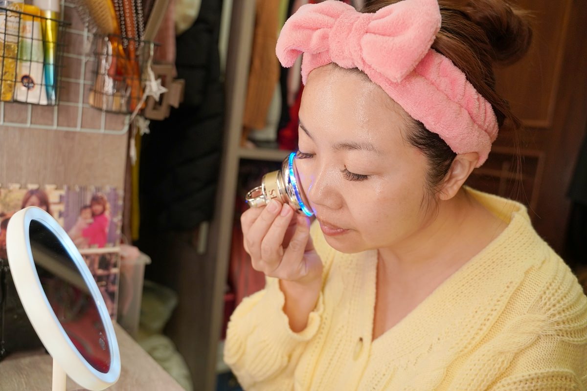【美容導入儀推薦】女人我最大/美鳳有約推薦 esV10 小魔碟 熱波煥膚儀 銠合金覆膜按摩頭 溫感按摩導入/舒緩鎮定/恢復好氣色