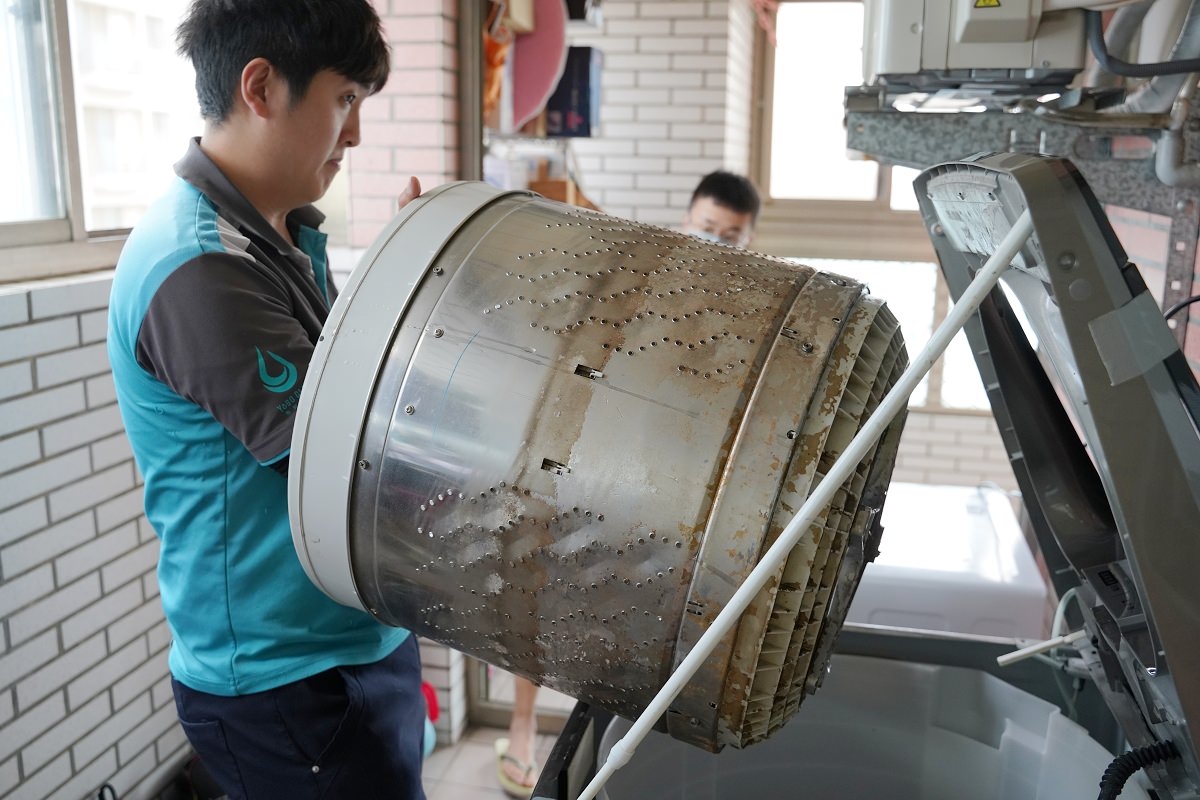 【桃園洗衣機清洗推薦】洗衣機細部拆解超乾淨 居家清潔必備服務 有夠讚專業清潔