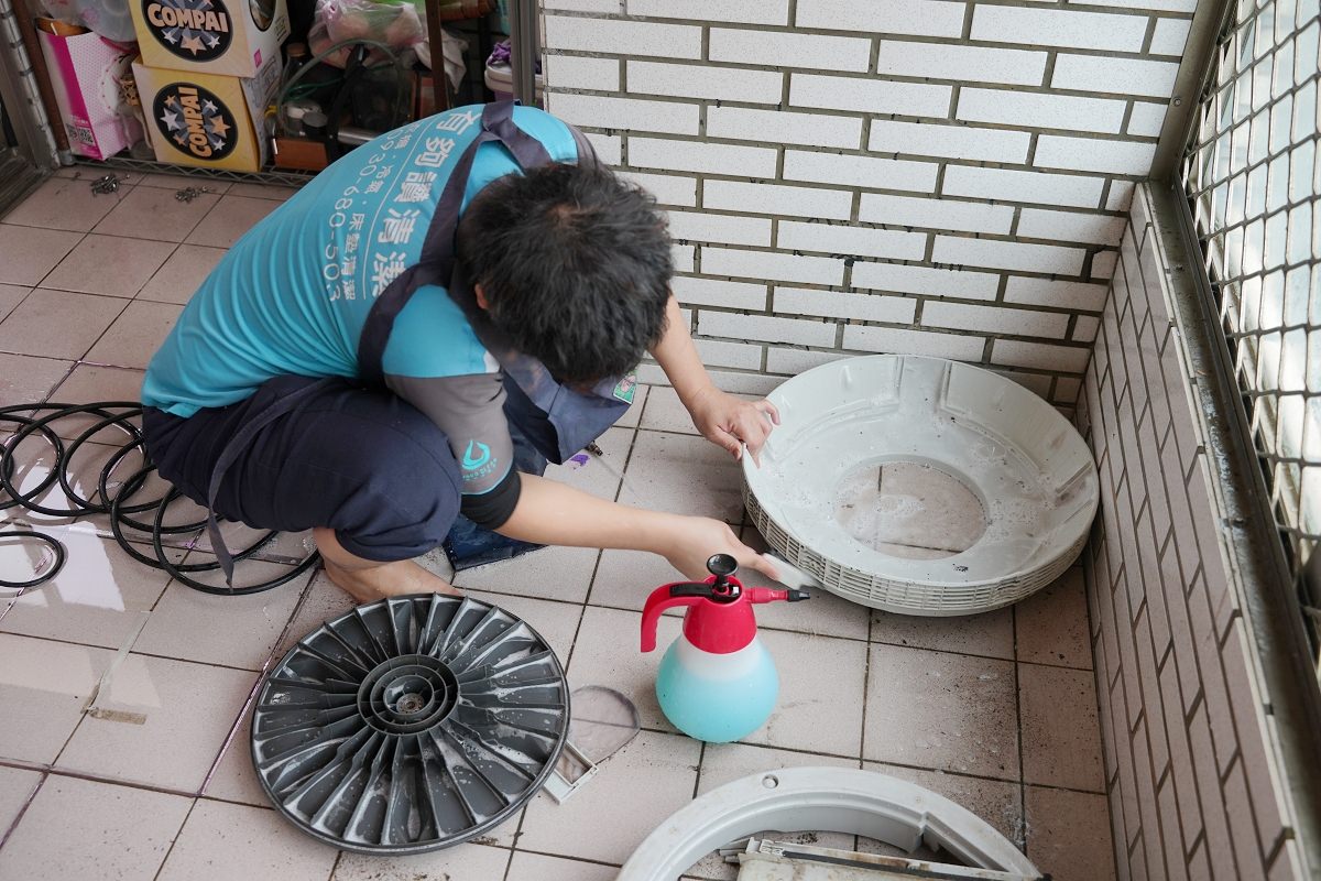 【桃園洗衣機清洗推薦】洗衣機細部拆解超乾淨 居家清潔必備服務 有夠讚專業清潔