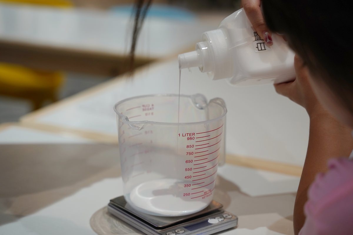 【桃園親子手作DIY課程推薦】桃園最好玩史萊姆手作樂園 數百種奶油膠配件自由設計 哈皮樂園DIY手作桃園大江店