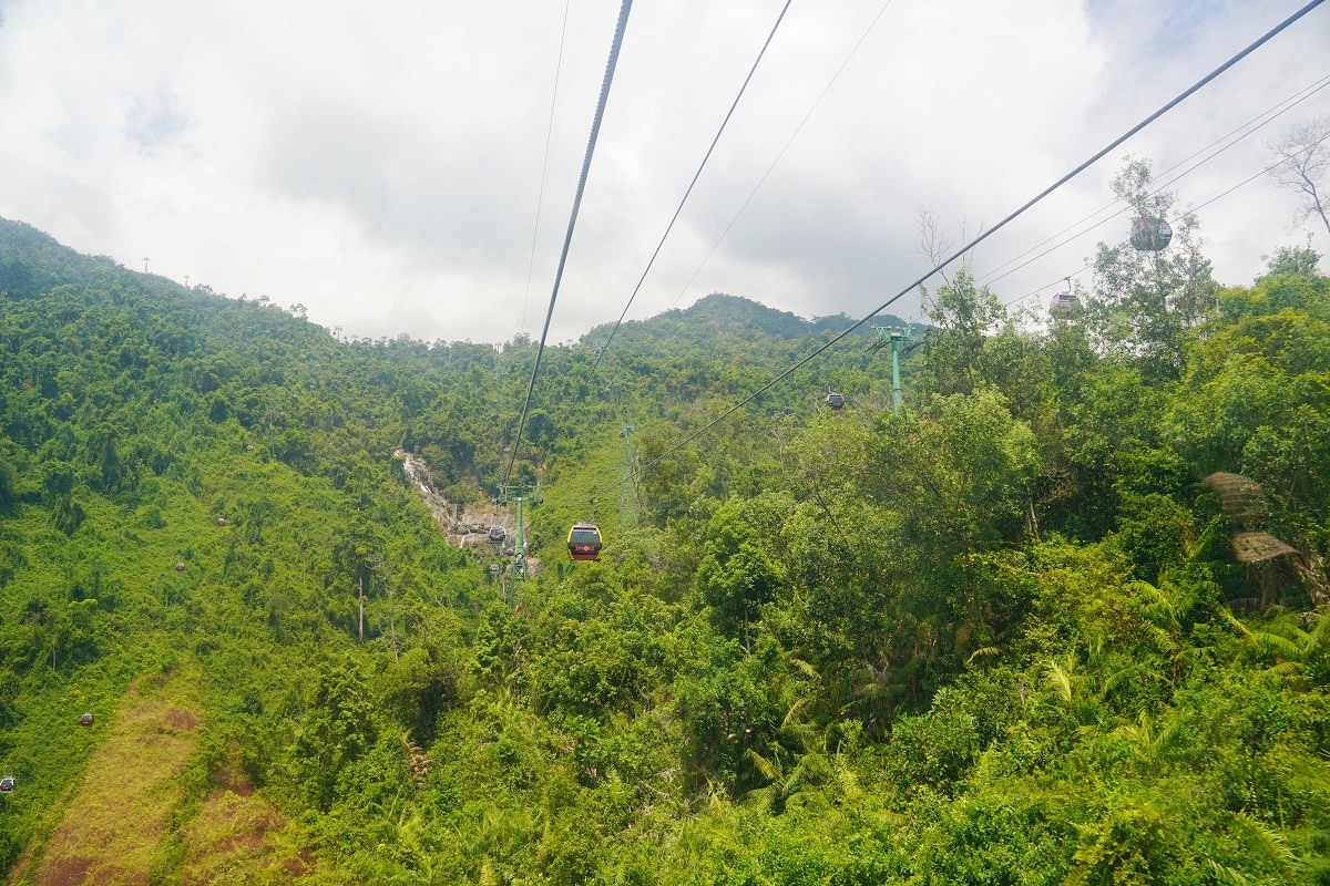 【峴港必去景點推薦】百年歷史中越巴拿山 Ba Na Hills 世界上最長不間斷單軌纜車 峴港巴拿山太陽世界