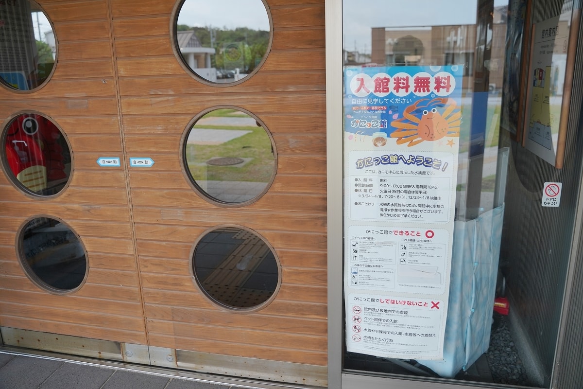 【鳥取親子景點推薦】鳥取賀露市場免費室內景點 螃蟹主題水族館 鳥取縣立鳥取賀露螃蟹兒童博物館(鳥取県立とっとり賀露かにっこ館)
