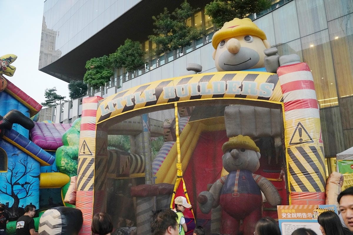 【小小建築師萬聖節樂園】藝文特區桃知道兒童樂園 工程主題巨無霸氣墊樂園 MMT天賦免費測試