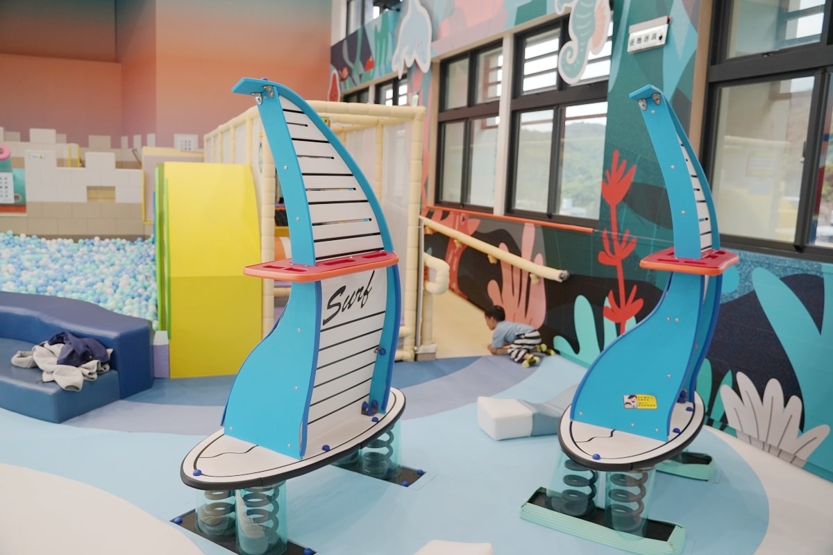 【基隆兒童遊戲區推薦】離基隆市區最近兒童樂園 海洋主題燈塔球池 基隆市中正室內兒童樂園