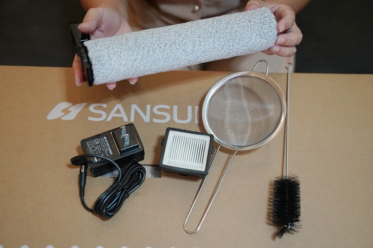 【SANSUI輕蒸仕|全方位無線蒸氣洗地機】市面唯一!12秒極速高溫出蒸氣 一鍵全機自動清洗滾刷+熱風烘乾 - 第7張圖 【SANSUI輕蒸仕|全方位無線蒸氣洗地機】市面唯一!12秒極速高溫出蒸氣 一鍵全機自動清洗滾刷+熱風烘乾