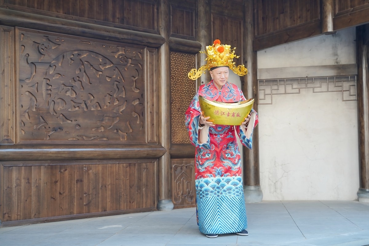 【洪江古商城景區】清明上河圖活版本 「一代洪商」實拍場景 大西南最早最大最完整古商城