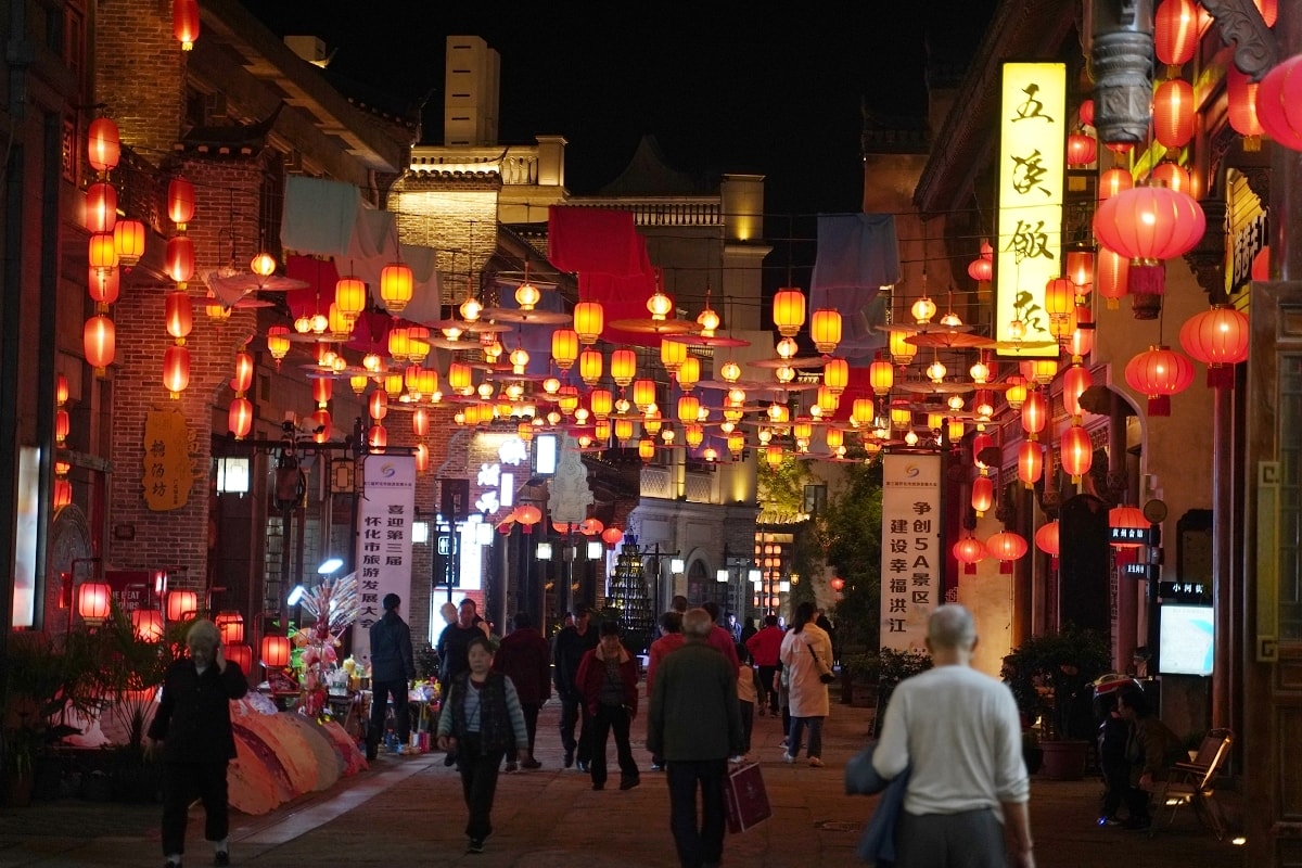 【洪江古商城景區】清明上河圖活版本 「一代洪商」實拍場景 大西南最早最大最完整古商城