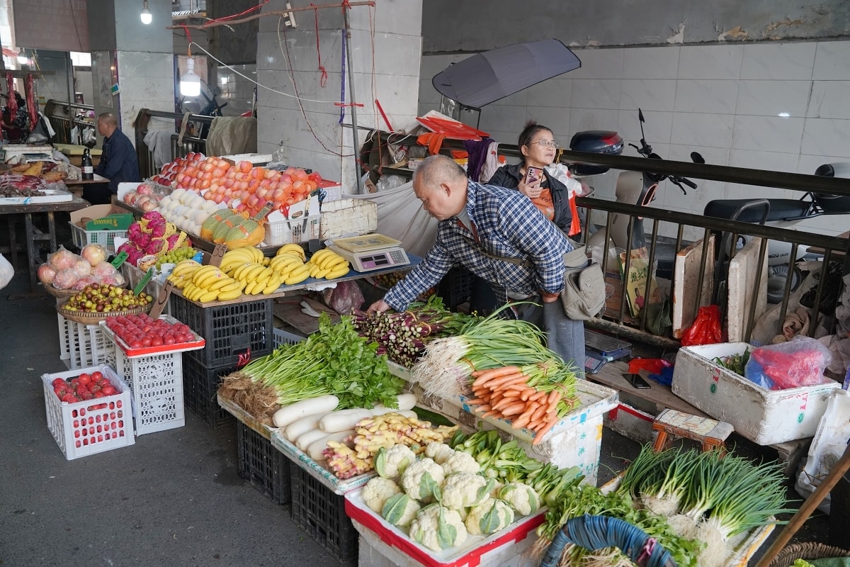 【塘坨農貿市場】湖南懷化洪江在地菜市場 洪江區標志性老牌農貿市場 洪江古商城旅遊必訪
