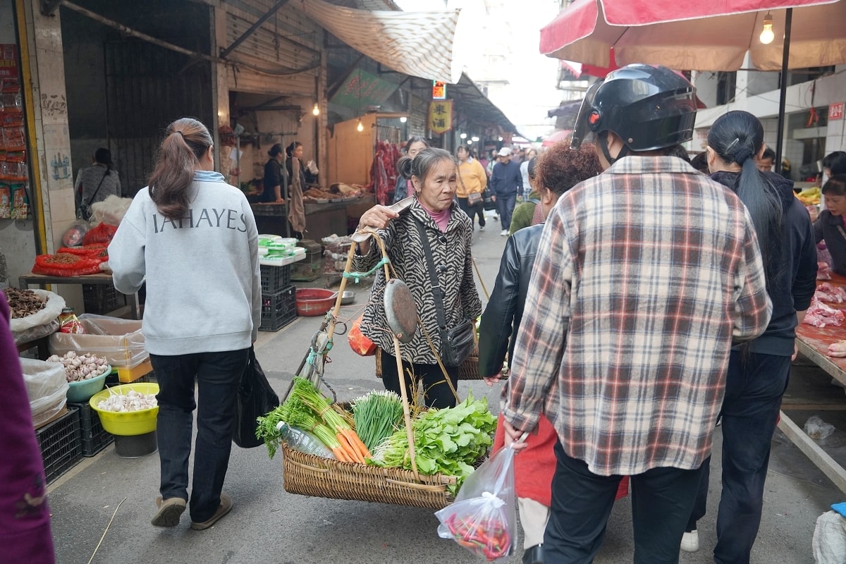 【塘坨農貿市場】湖南懷化洪江在地菜市場 洪江區標志性老牌農貿市場 洪江古商城旅遊必訪