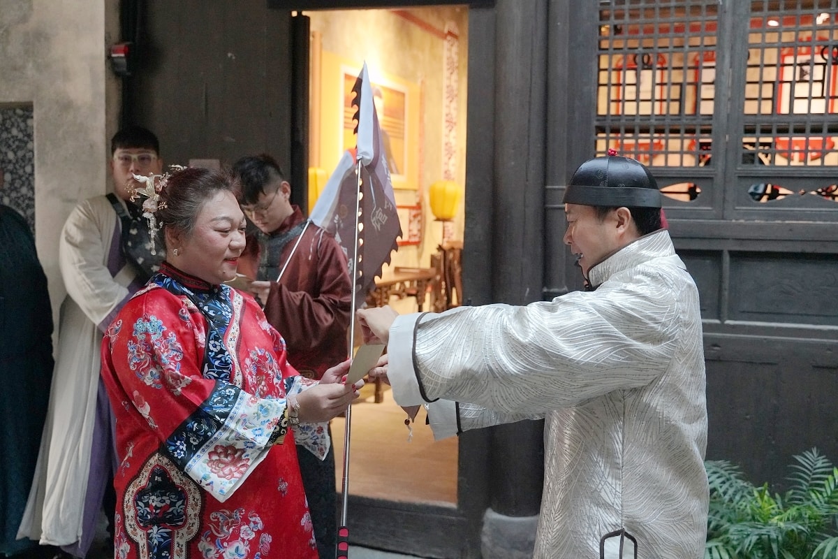 【洪江古商城景區】清明上河圖活版本 「一代洪商」實拍場景 大西南最早最大最完整古商城