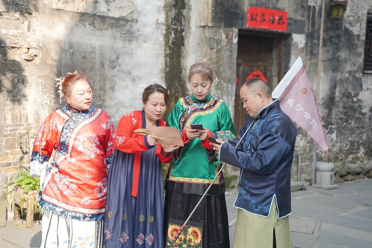 【洪江古商城景區】清明上河圖活版本 「一代洪商」實拍場景 大西南最早最大最完整古商城