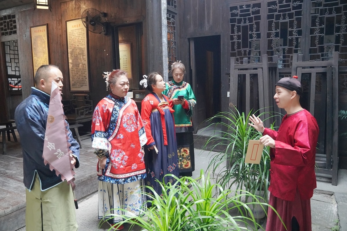 【洪江古商城景區】清明上河圖活版本 「一代洪商」實拍場景 大西南最早最大最完整古商城