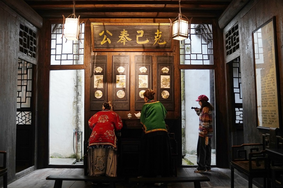 【洪江古商城景區】清明上河圖活版本 「一代洪商」實拍場景 大西南最早最大最完整古商城