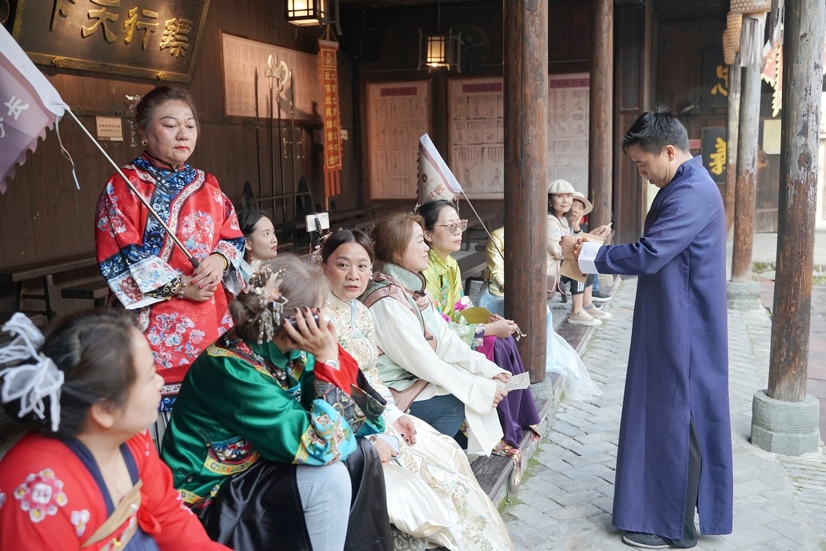 【洪江古商城景區】清明上河圖活版本 「一代洪商」實拍場景 大西南最早最大最完整古商城