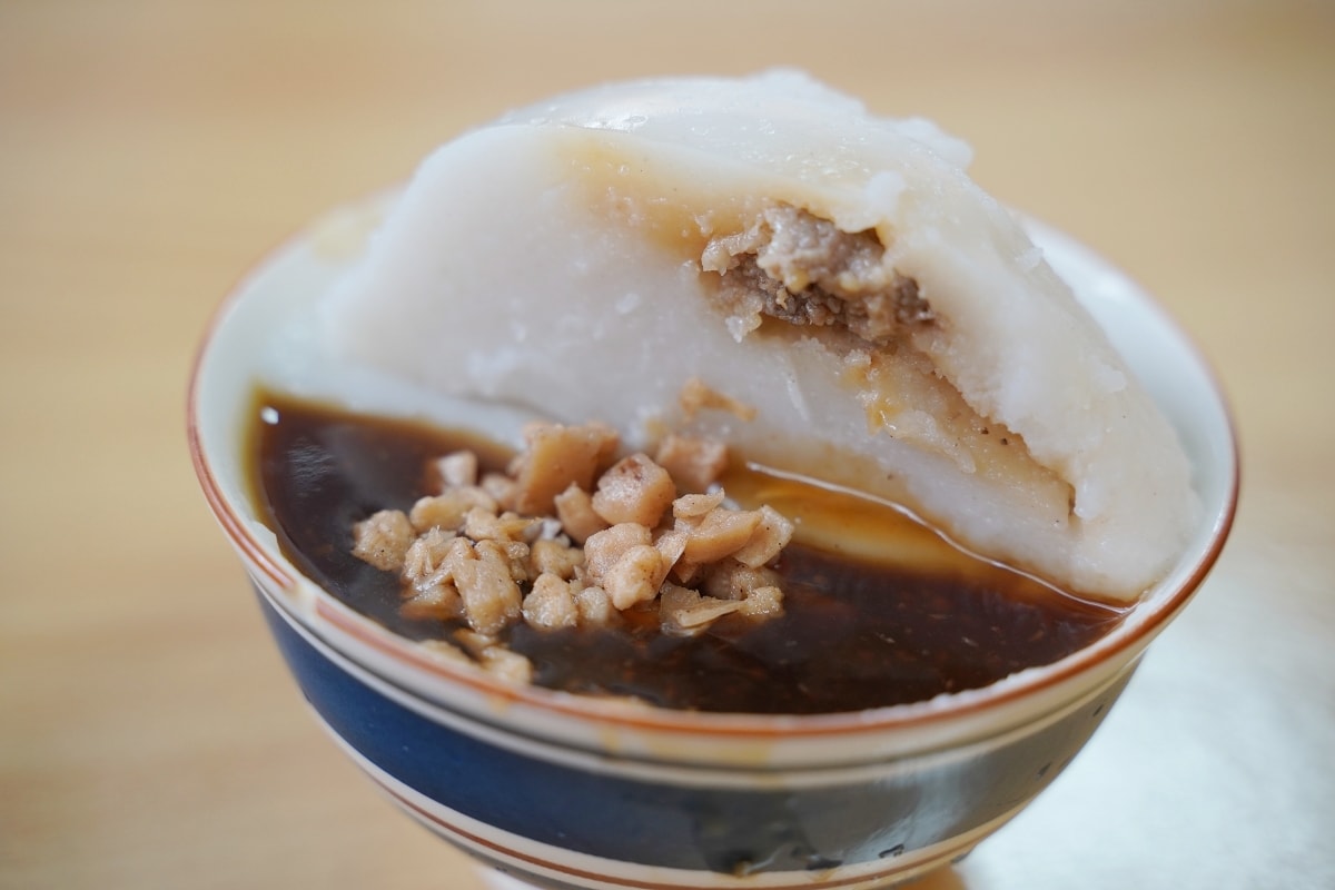 【基隆七堵平價小吃推薦】自製純手工古早味油飯 自治街美食好選擇 永紀碗粿肉圓