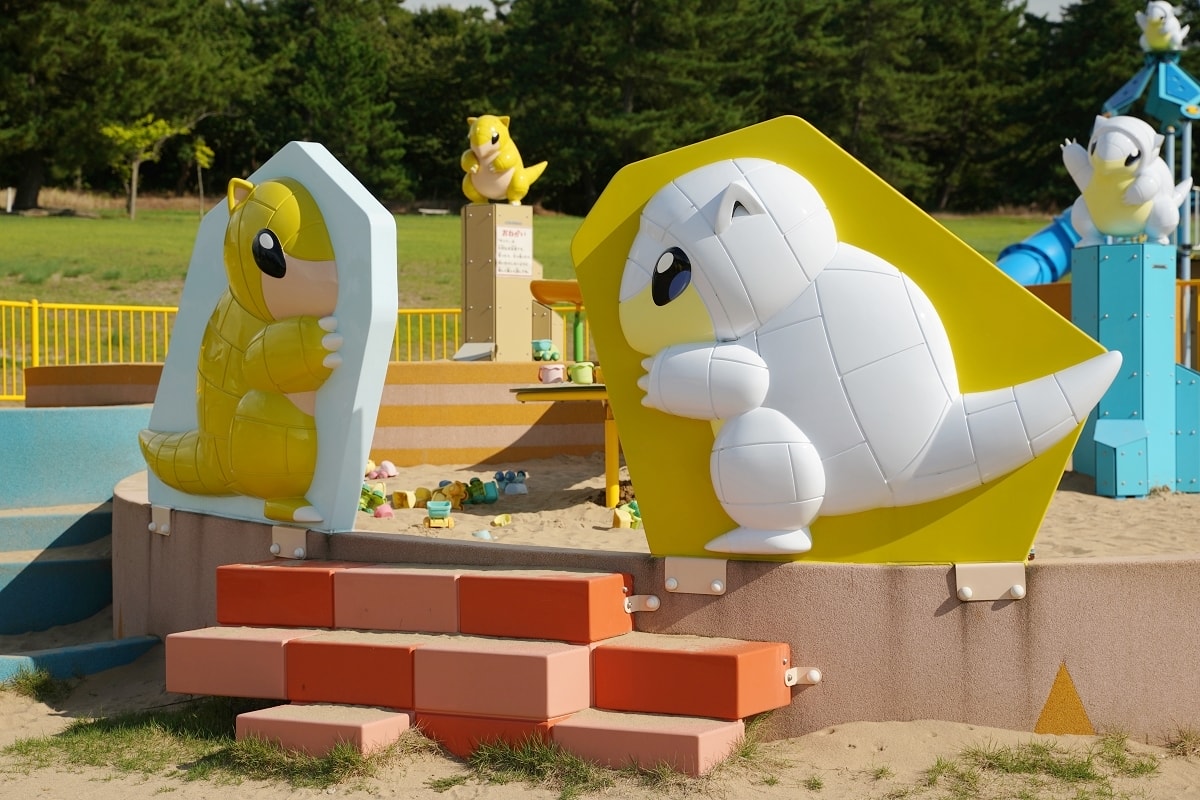 【鳥取兒童公園推薦】鳥取寶可夢公園-穿山鼠主題公園 超大型綜合遊具玩整天玩不完 鳥取砂丘兒童王國