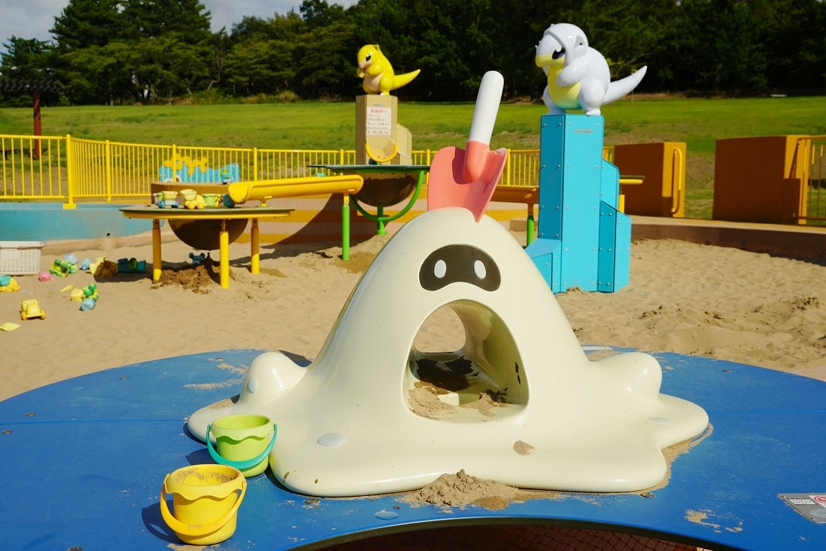 【鳥取兒童公園推薦】鳥取寶可夢公園-穿山鼠主題公園 超大型綜合遊具玩整天玩不完 鳥取砂丘兒童王國